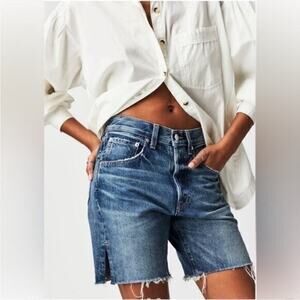 NWT ▶️ Edwin ◀️ Cai Shorts Long 7” Short with Slit   Size 26